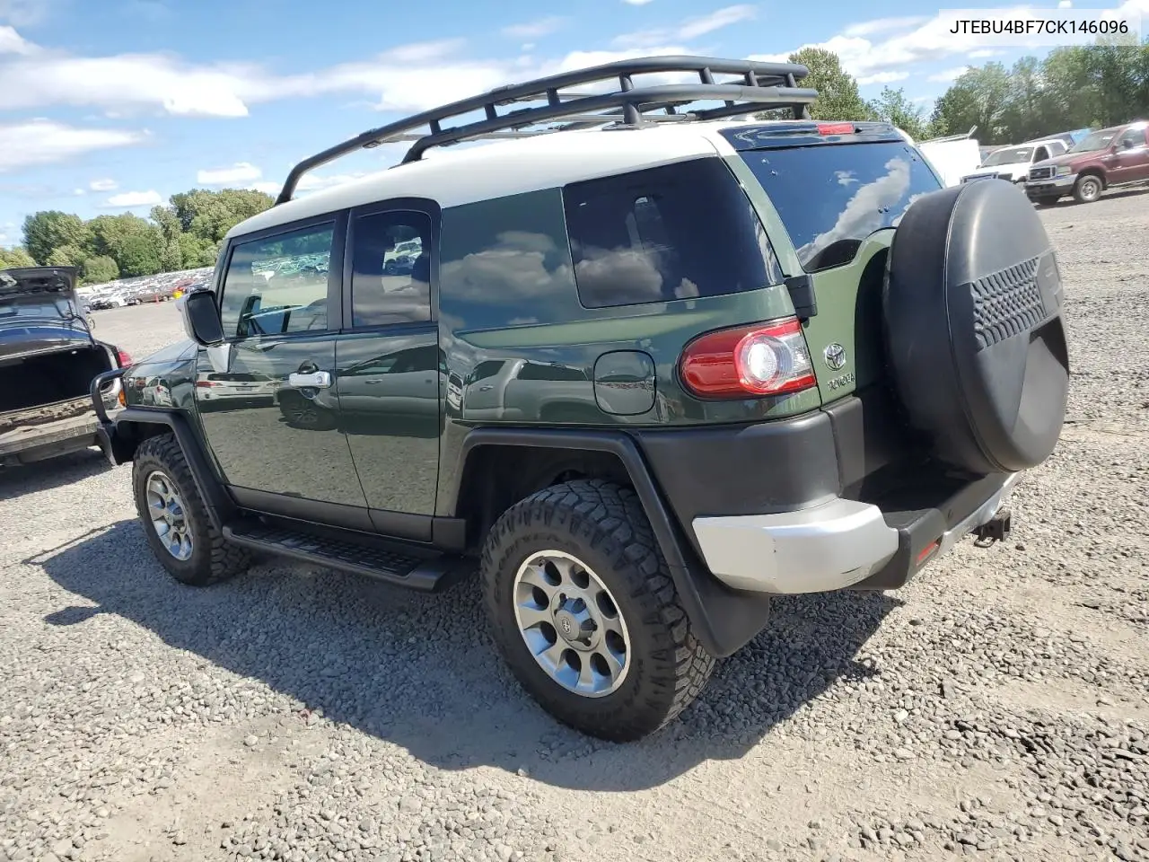 2012 Toyota Fj Cruiser VIN: JTEBU4BF7CK146096 Lot: 64630705