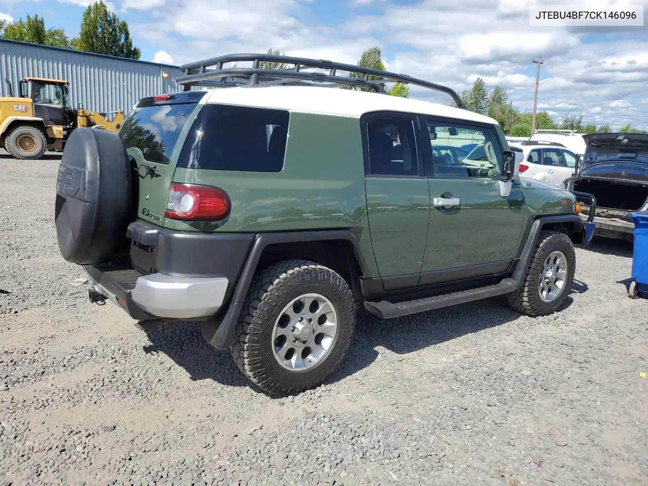 2012 Toyota Fj Cruiser VIN: JTEBU4BF7CK146096 Lot: 64630705