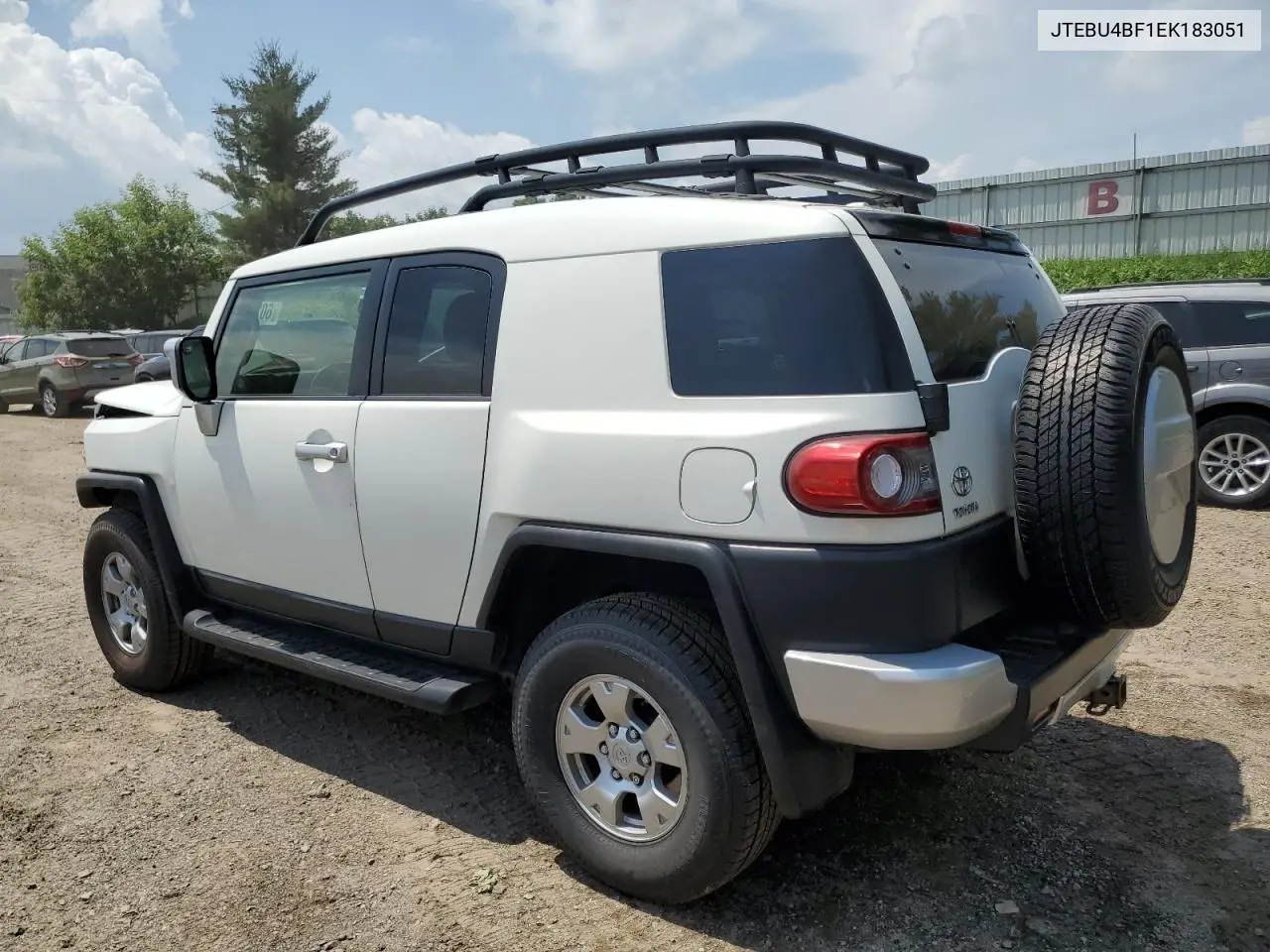 2014 Toyota Fj Cruiser VIN: JTEBU4BF1EK183051 Lot: 60272715