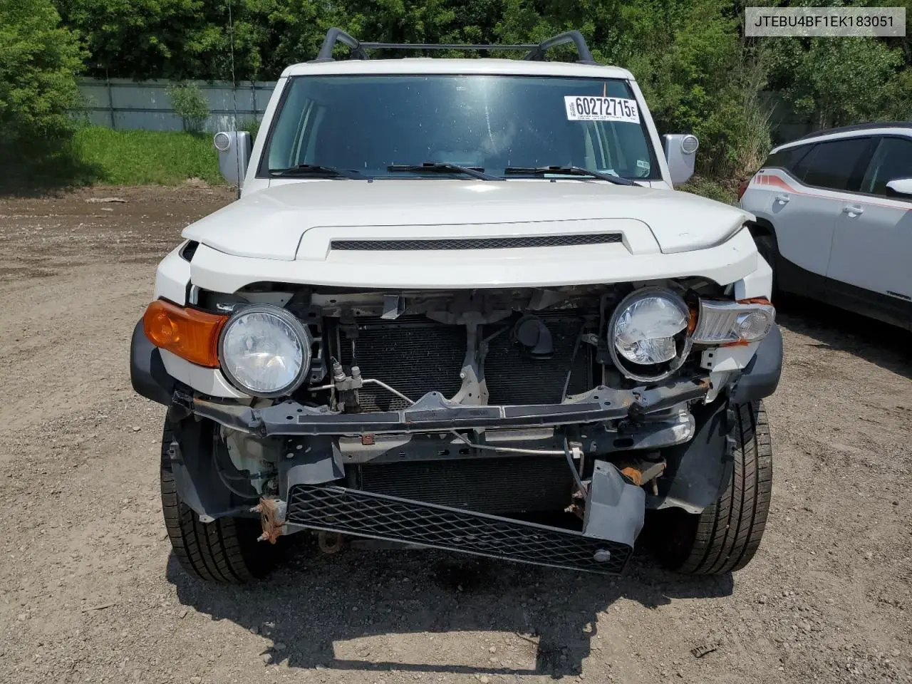 2014 Toyota Fj Cruiser VIN: JTEBU4BF1EK183051 Lot: 60272715