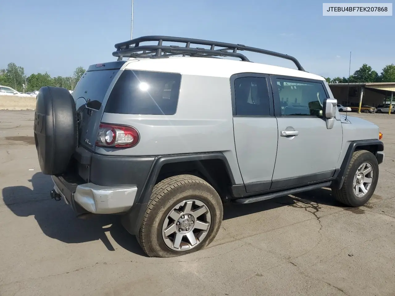2014 Toyota Fj Cruiser VIN: JTEBU4BF7EK207868 Lot: 62120245