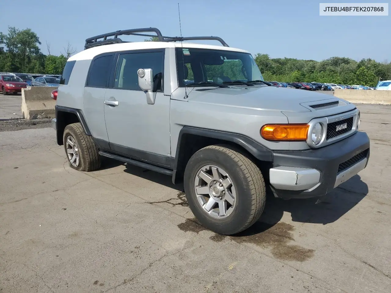 2014 Toyota Fj Cruiser VIN: JTEBU4BF7EK207868 Lot: 62120245