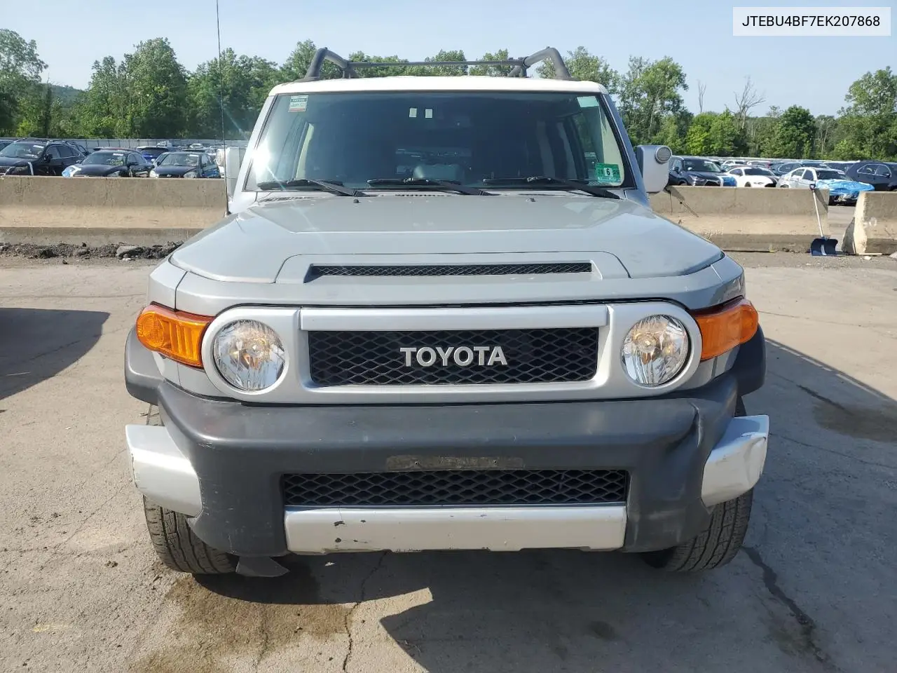 2014 Toyota Fj Cruiser VIN: JTEBU4BF7EK207868 Lot: 62120245