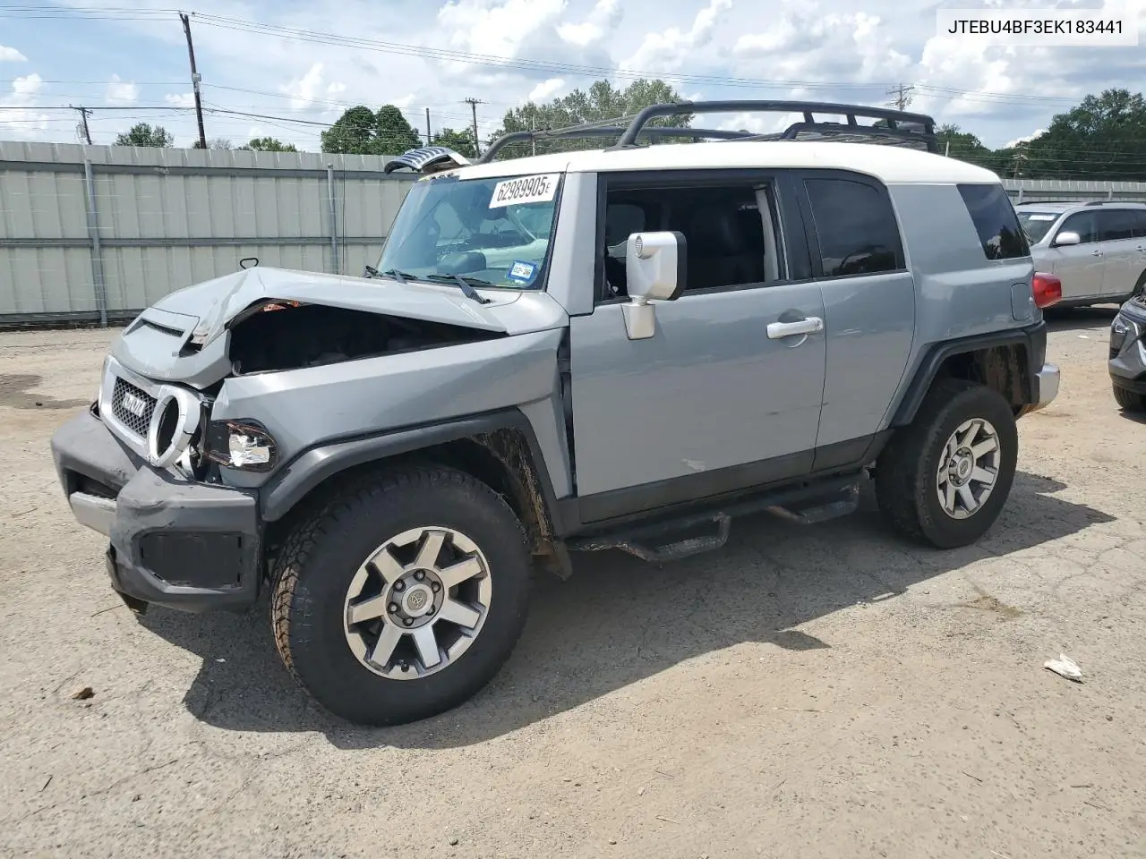 2014 Toyota Fj Cruiser VIN: JTEBU4BF3EK183441 Lot: 62989905