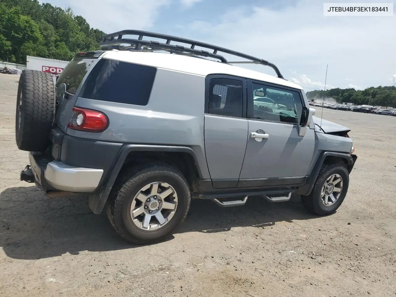 2014 Toyota Fj Cruiser VIN: JTEBU4BF3EK183441 Lot: 62989905