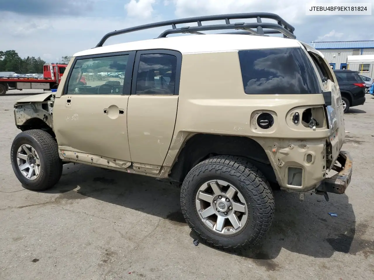 2014 Toyota Fj Cruiser VIN: JTEBU4BF9EK181824 Lot: 64171825