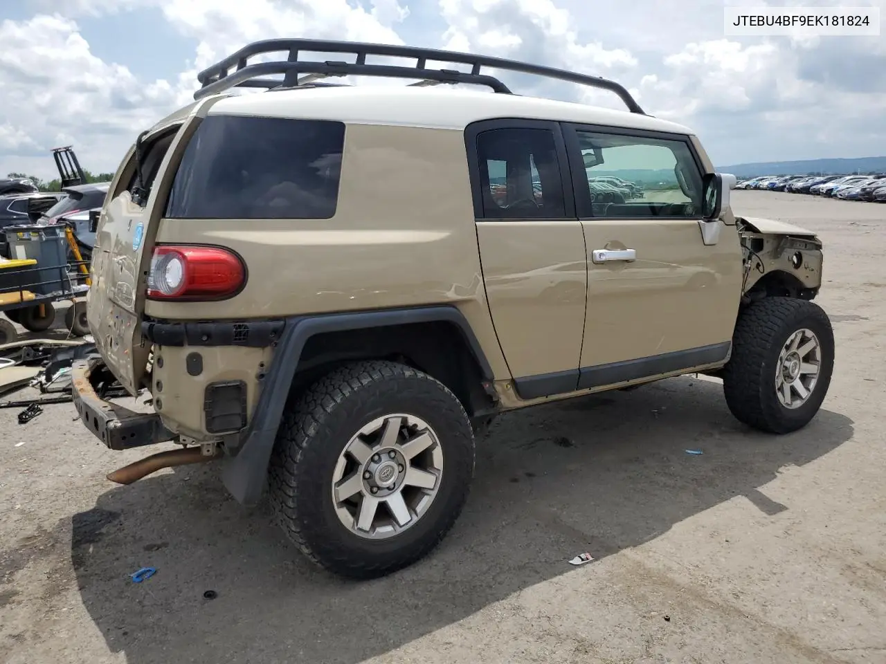 2014 Toyota Fj Cruiser VIN: JTEBU4BF9EK181824 Lot: 64171825