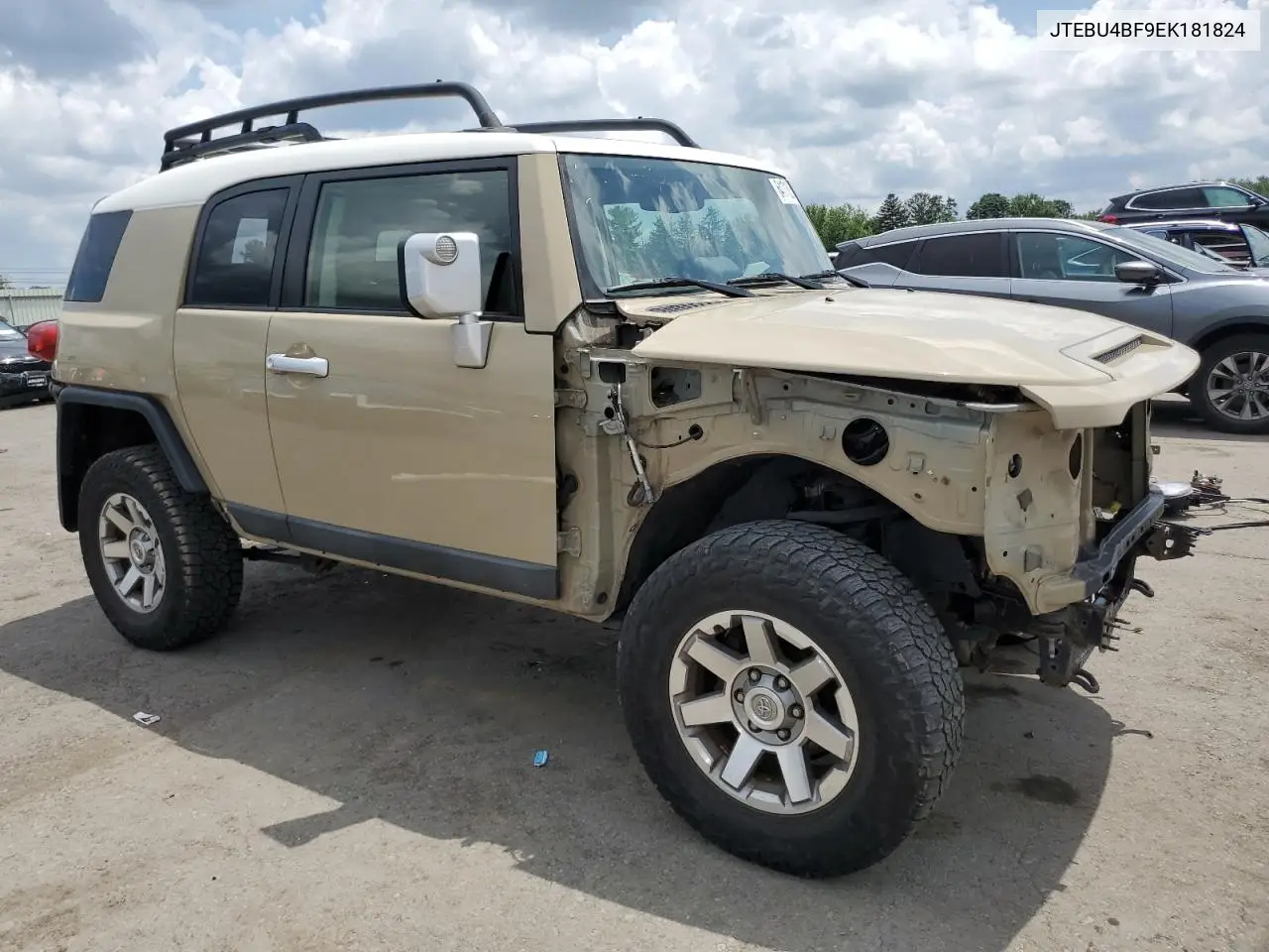 2014 Toyota Fj Cruiser VIN: JTEBU4BF9EK181824 Lot: 64171825