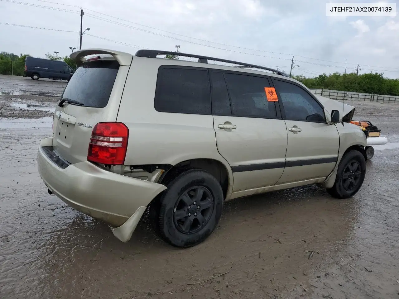 2002 Toyota Highlander Limited VIN: JTEHF21AX20074139 Lot: 56865635