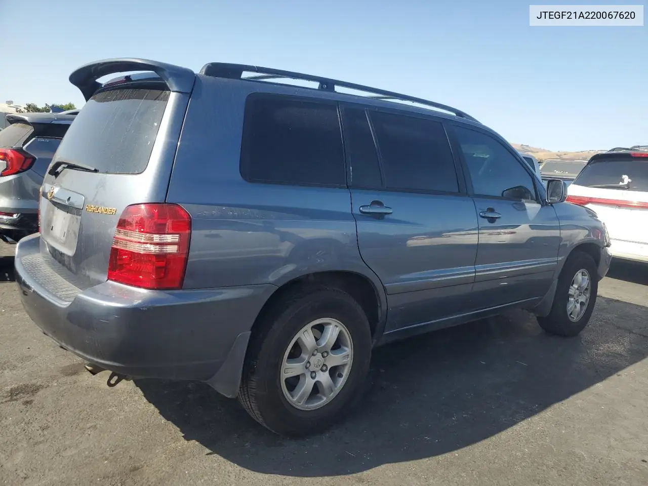 2002 Toyota Highlander Limited VIN: JTEGF21A220067620 Lot: 60942875