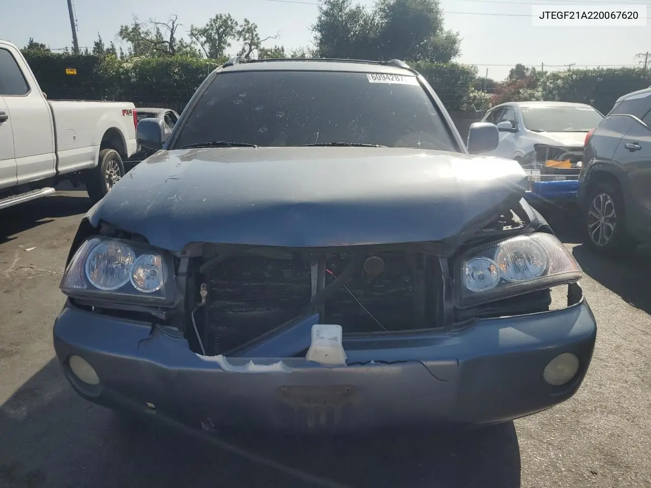2002 Toyota Highlander Limited VIN: JTEGF21A220067620 Lot: 60942875