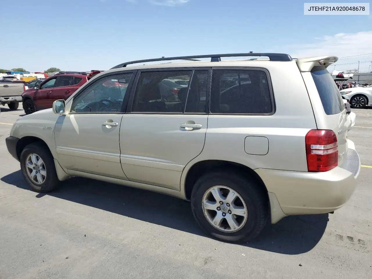 2002 Toyota Highlander Limited VIN: JTEHF21A920048678 Lot: 63319745