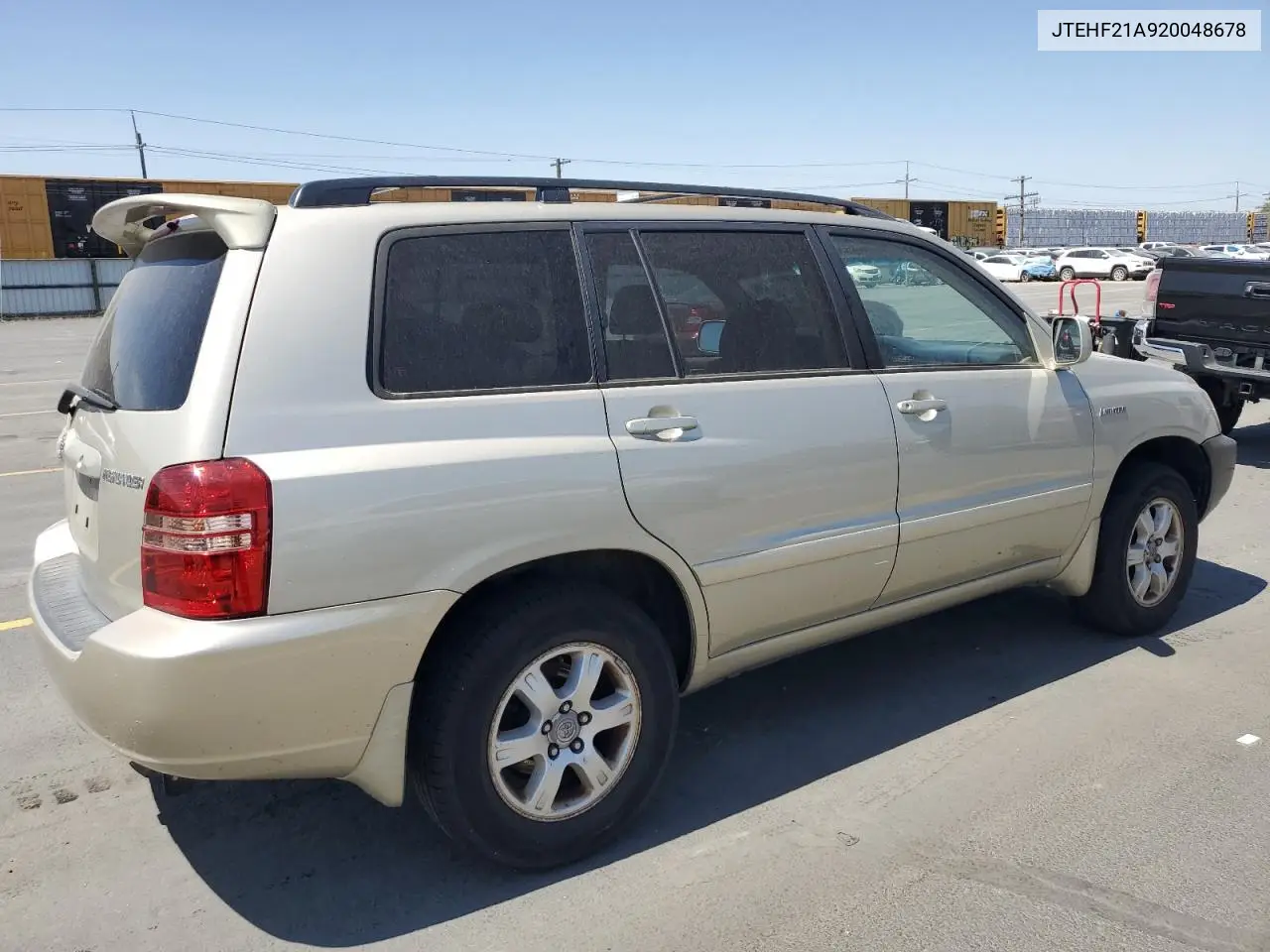 2002 Toyota Highlander Limited VIN: JTEHF21A920048678 Lot: 63319745