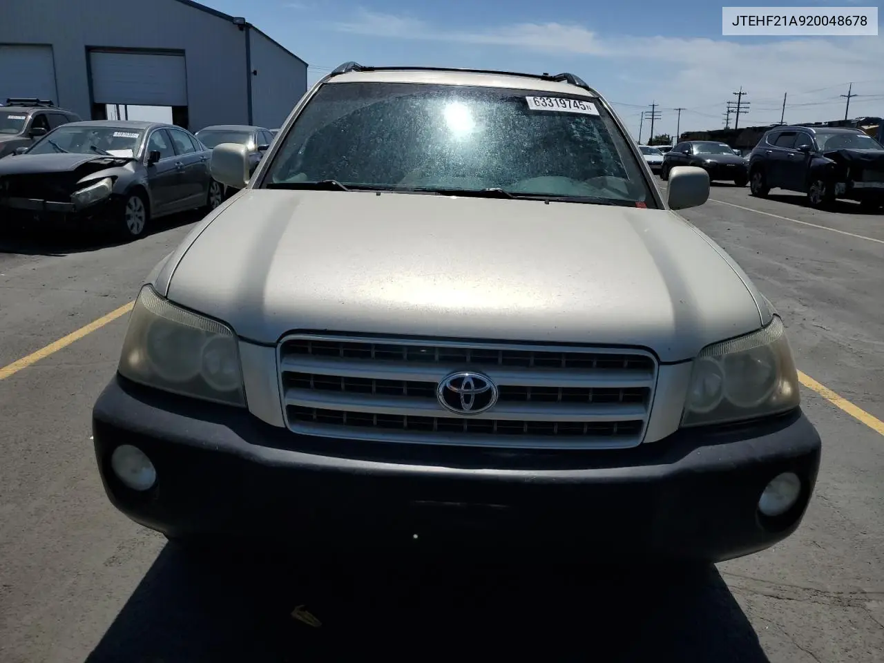 2002 Toyota Highlander Limited VIN: JTEHF21A920048678 Lot: 63319745