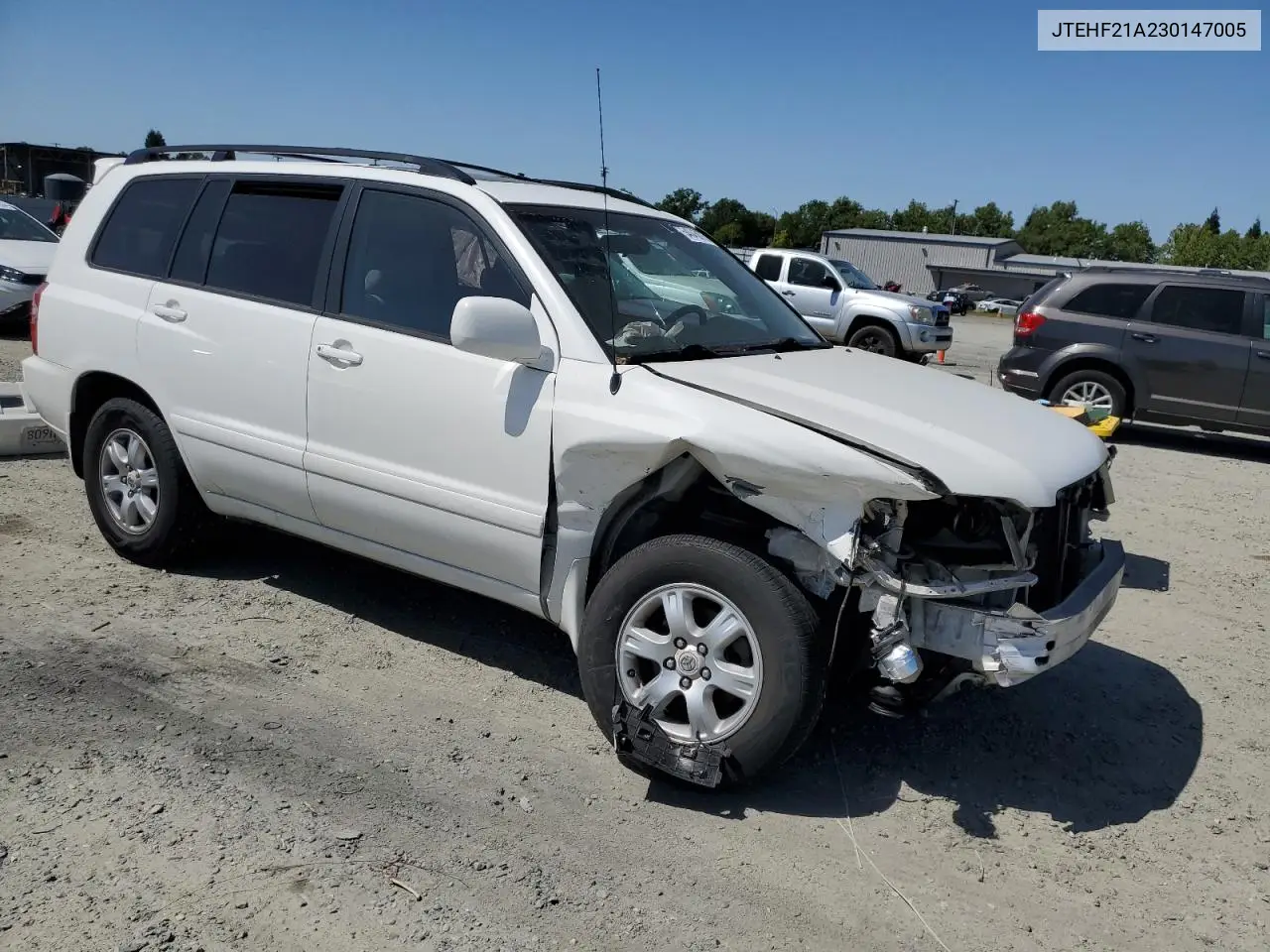 2003 Toyota Highlander Limited VIN: JTEHF21A230147005 Lot: 54045875