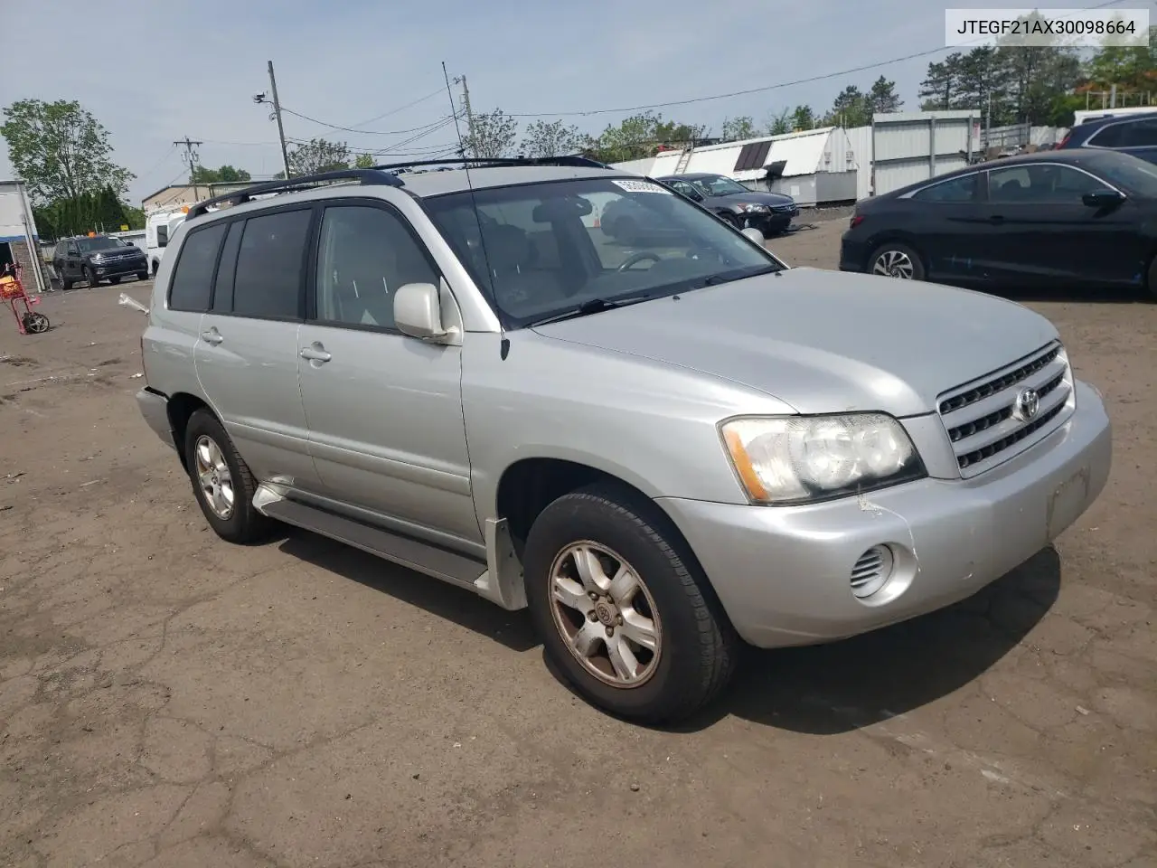 2003 Toyota Highlander Limited VIN: JTEGF21AX30098664 Lot: 56306885