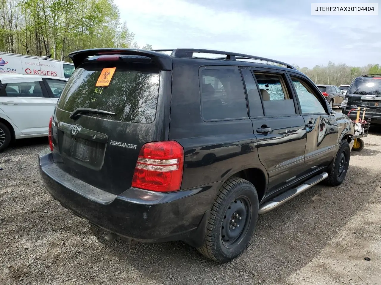 2003 Toyota Highlander Limited VIN: JTEHF21AX30104404 Lot: 56477505