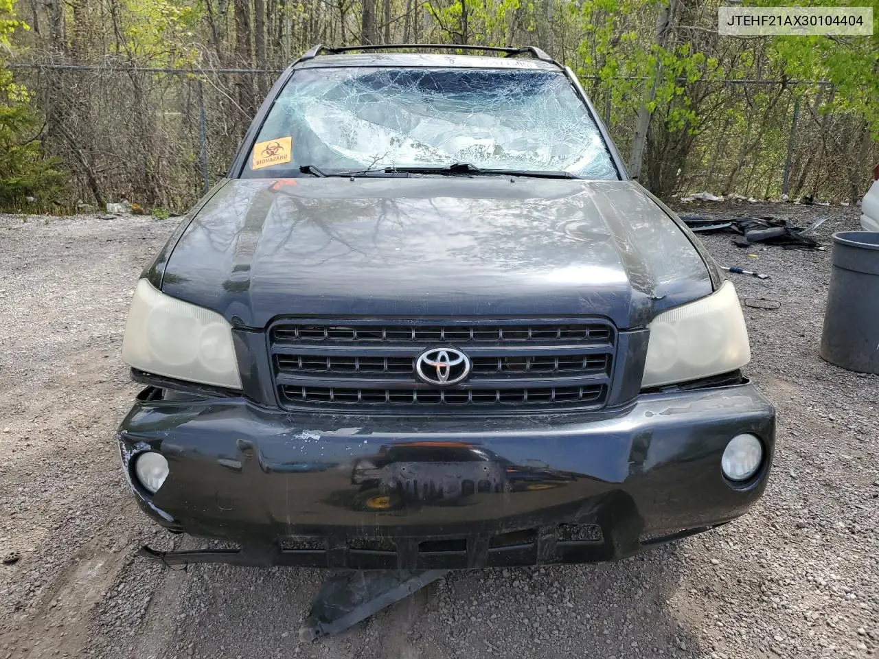 2003 Toyota Highlander Limited VIN: JTEHF21AX30104404 Lot: 56477505
