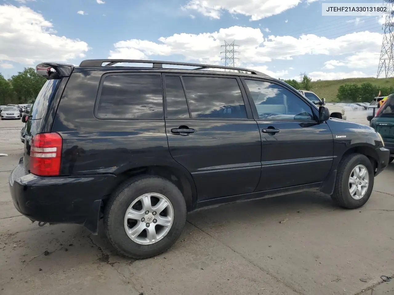 2003 Toyota Highlander Limited VIN: JTEHF21A330131802 Lot: 61803975