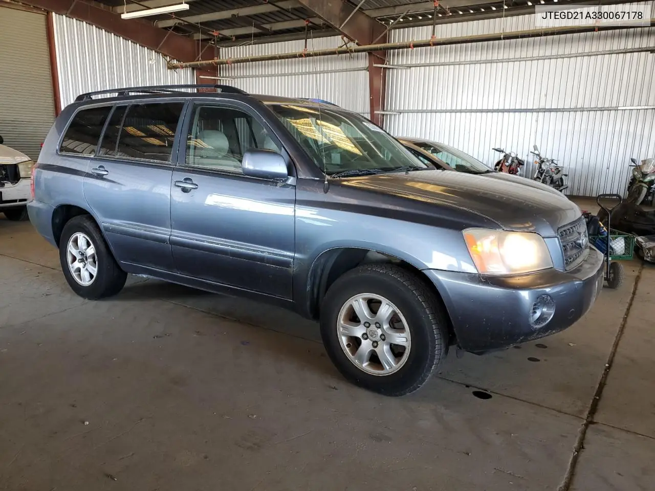2003 Toyota Highlander VIN: JTEGD21A330067178 Lot: 63308215