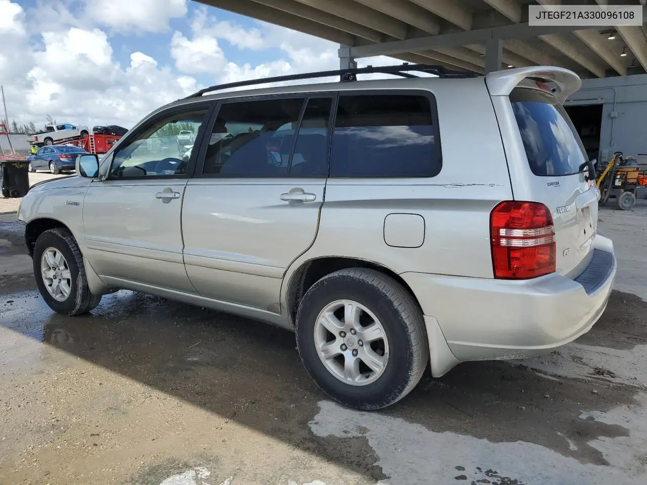 2003 Toyota Highlander Limited VIN: JTEGF21A330096108 Lot: 64975075