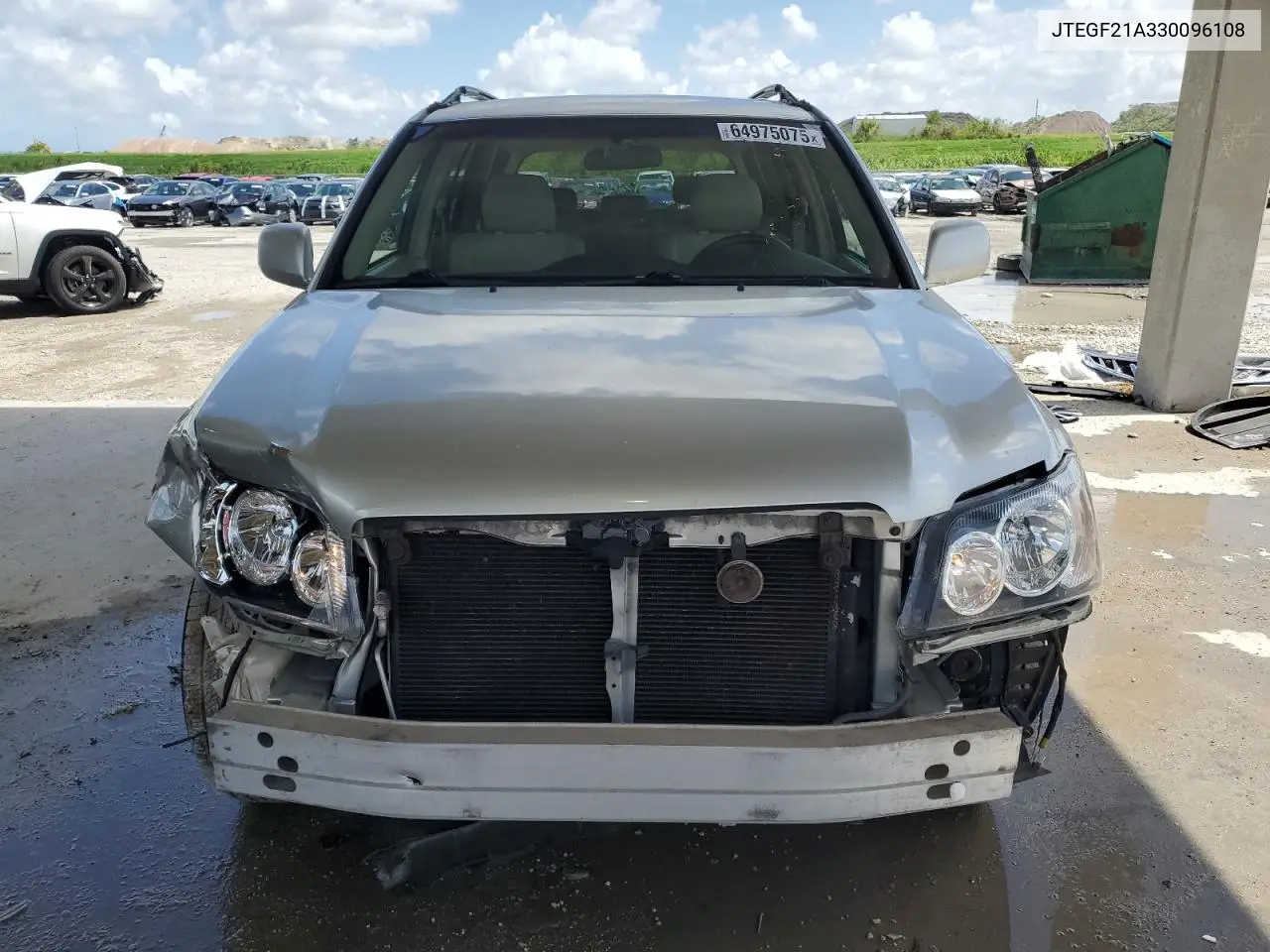 2003 Toyota Highlander Limited VIN: JTEGF21A330096108 Lot: 64975075