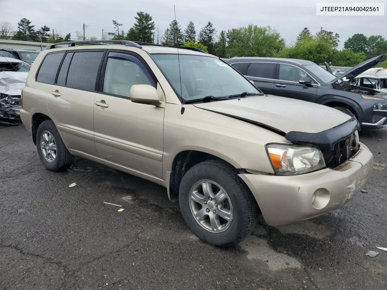 2004 Toyota Highlander VIN: JTEEP21A940042561 Lot: 56768735