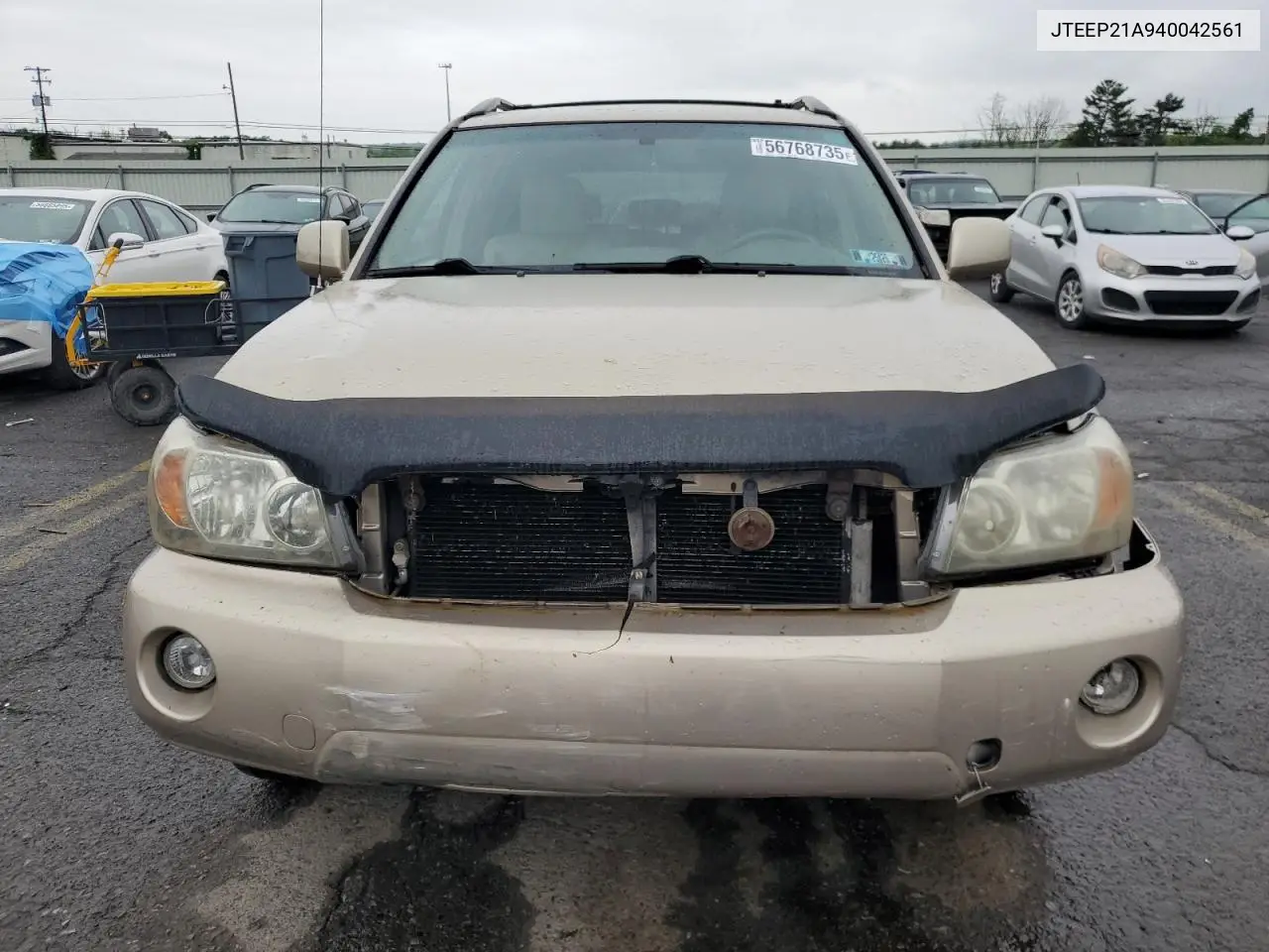 2004 Toyota Highlander VIN: JTEEP21A940042561 Lot: 56768735