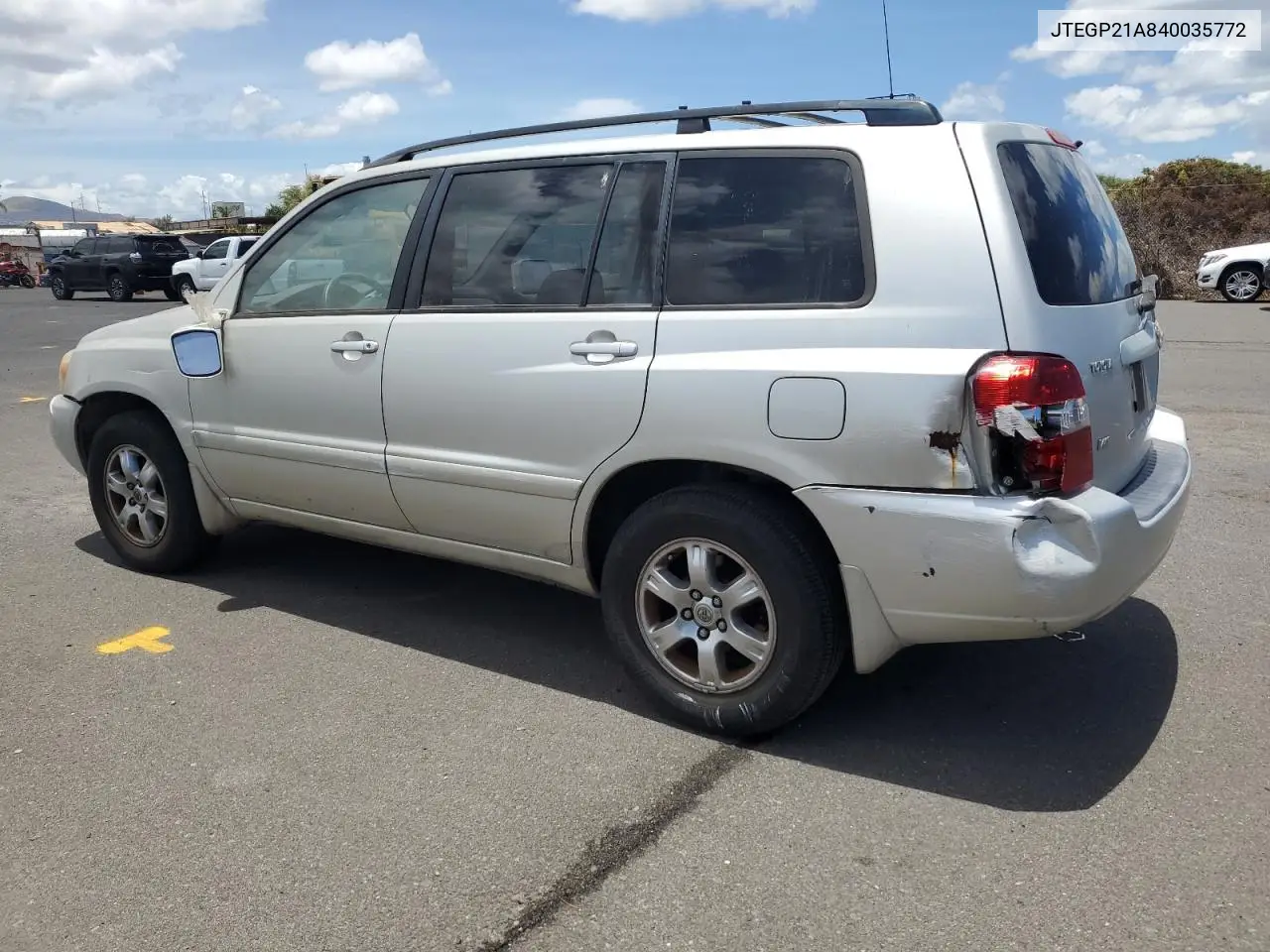 2004 Toyota Highlander Base VIN: JTEGP21A840035772 Lot: 61499755