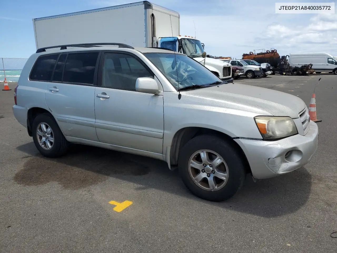 2004 Toyota Highlander Base VIN: JTEGP21A840035772 Lot: 61499755