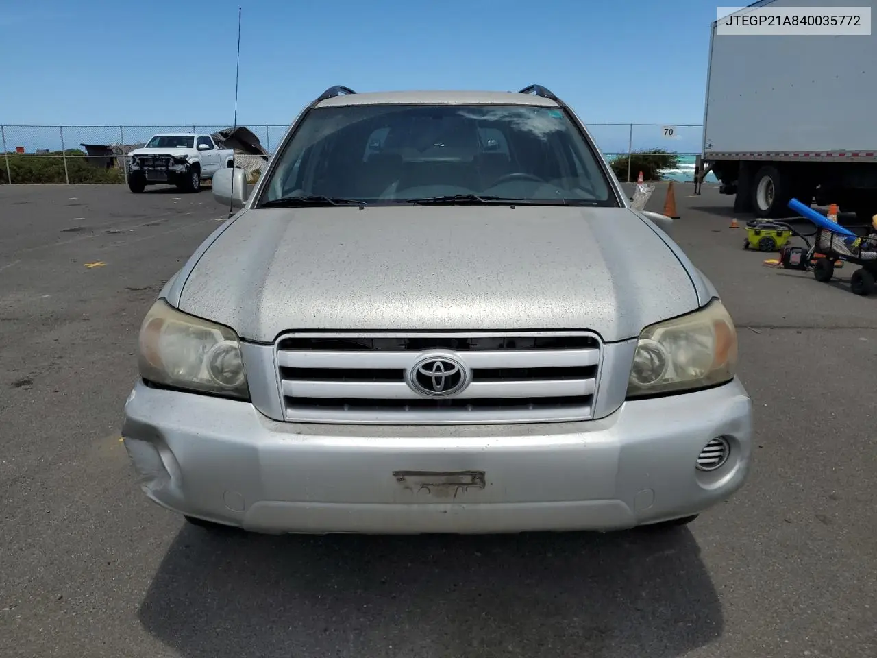2004 Toyota Highlander Base VIN: JTEGP21A840035772 Lot: 61499755