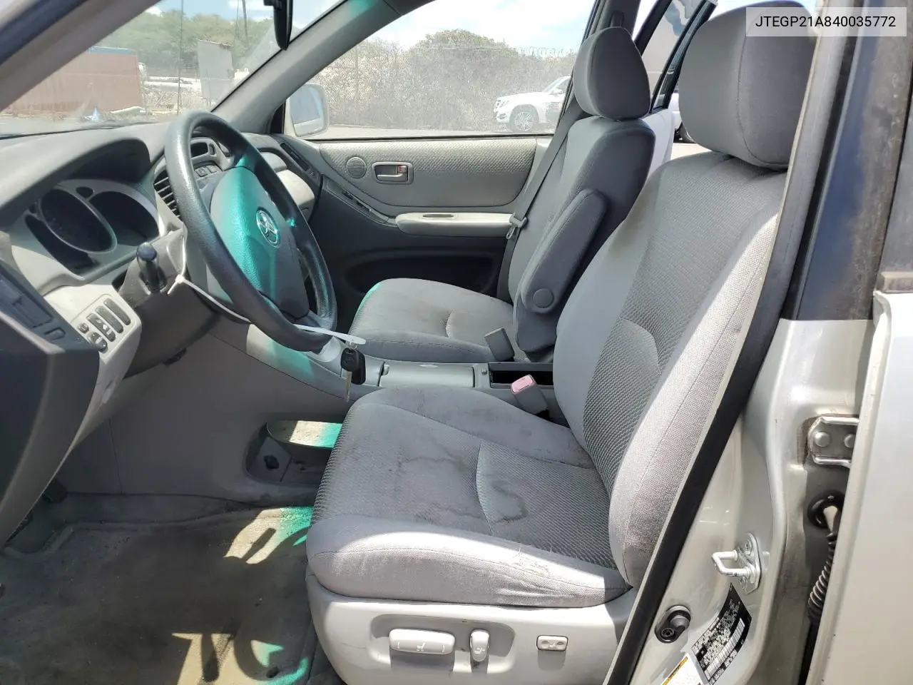 2004 Toyota Highlander Base VIN: JTEGP21A840035772 Lot: 61499755