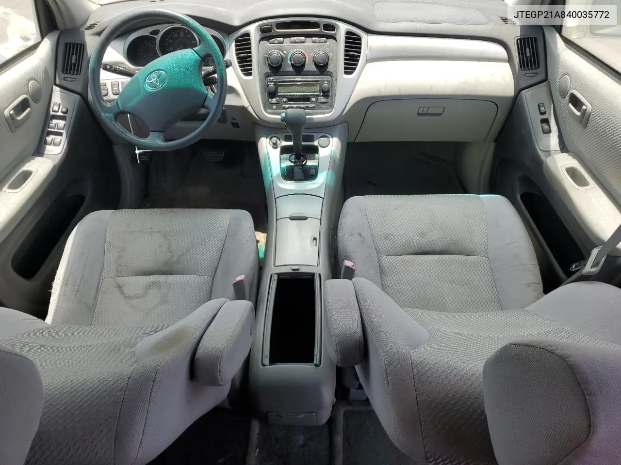2004 Toyota Highlander Base VIN: JTEGP21A840035772 Lot: 61499755