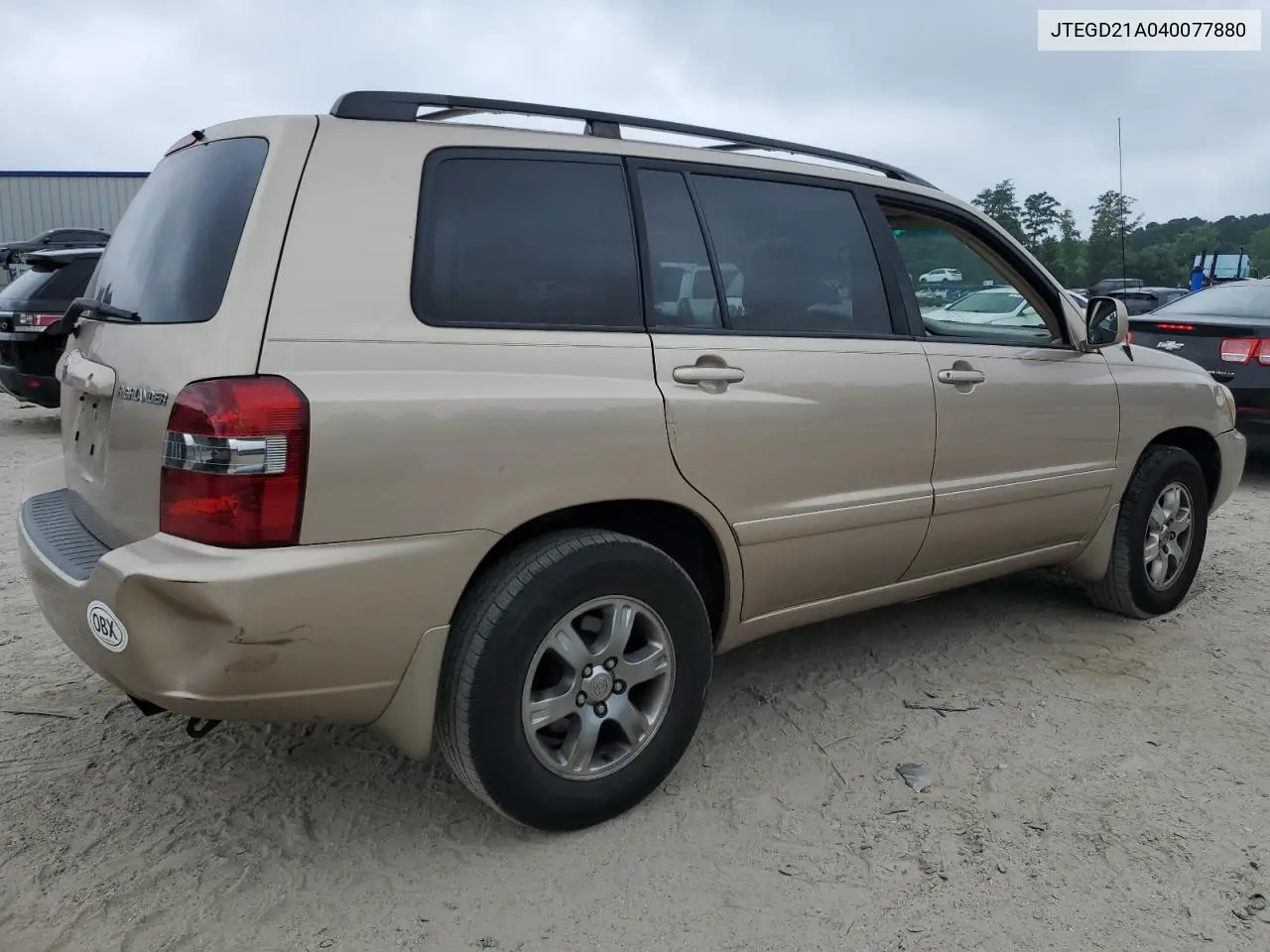2004 Toyota Highlander VIN: JTEGD21A040077880 Lot: 62370005