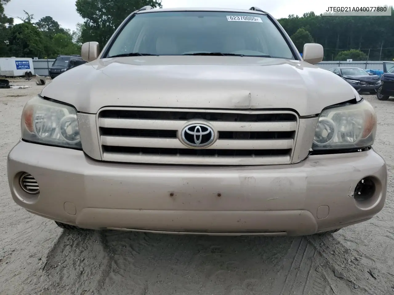 2004 Toyota Highlander VIN: JTEGD21A040077880 Lot: 62370005