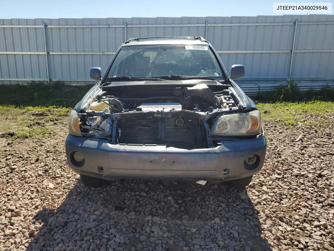 2004 Toyota Highlander VIN: JTEEP21A340029546 Lot: 62909845