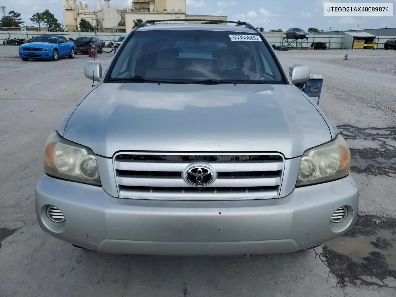 2004 Toyota Highlander VIN: JTEGD21AX40089874 Lot: 65365685