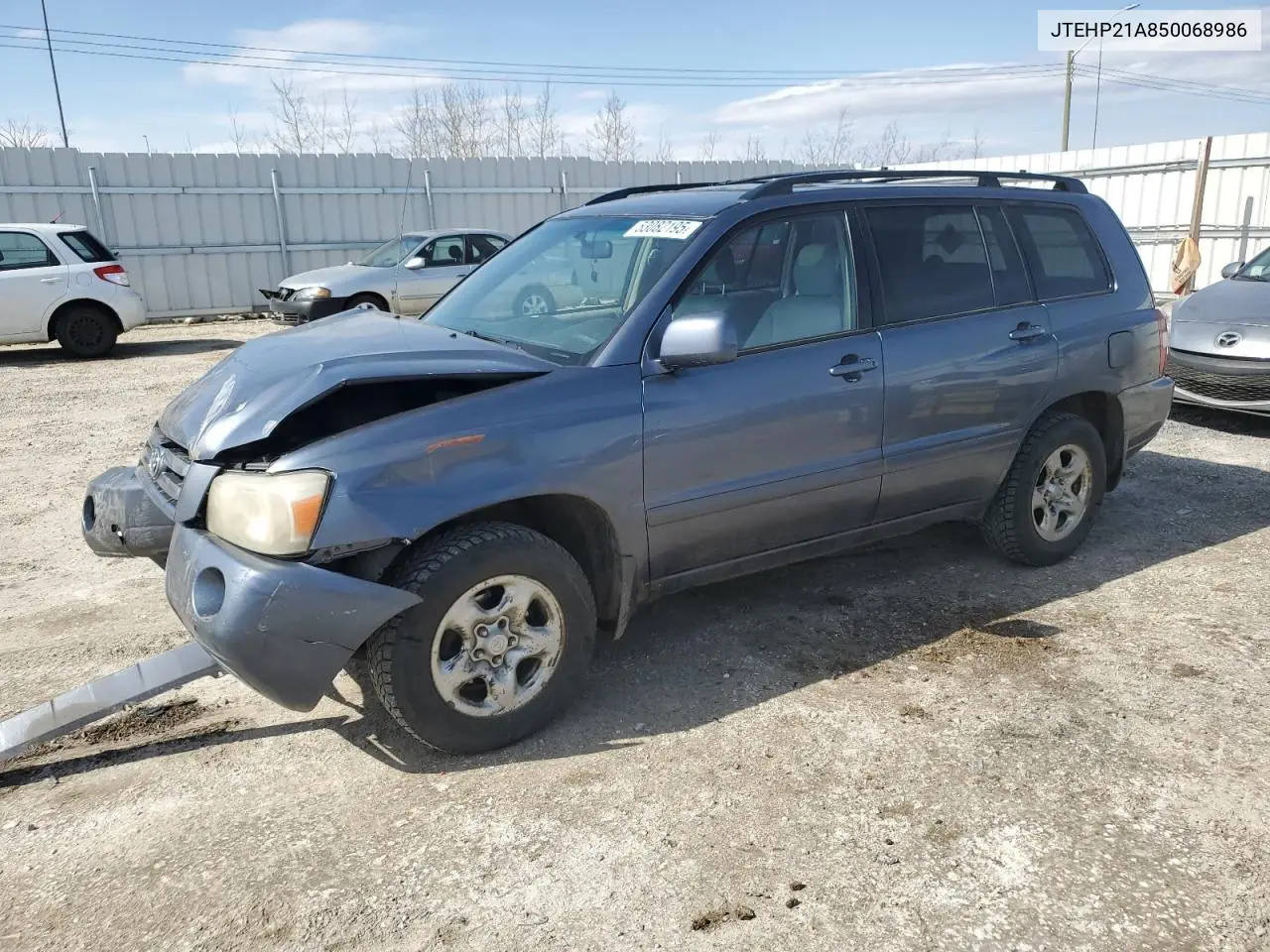 2005 Toyota Highlander Limited VIN: JTEHP21A850068986 Lot: 53082195