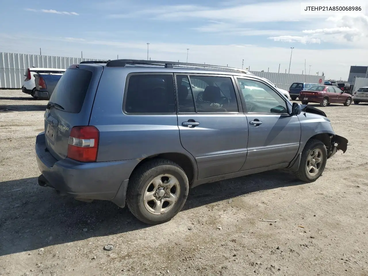 2005 Toyota Highlander Limited VIN: JTEHP21A850068986 Lot: 53082195