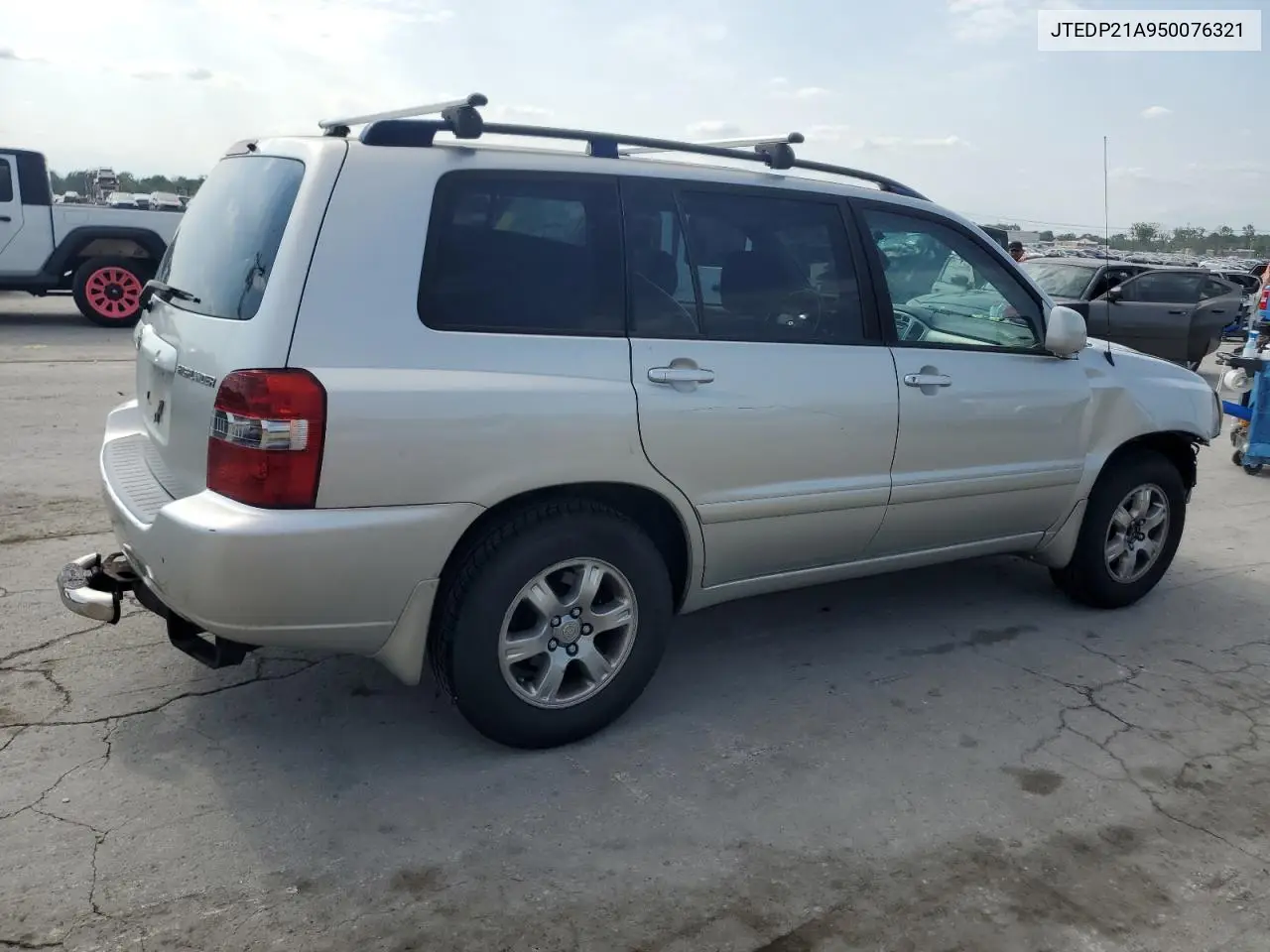 2005 Toyota Highlander Limited VIN: JTEDP21A950076321 Lot: 56123485