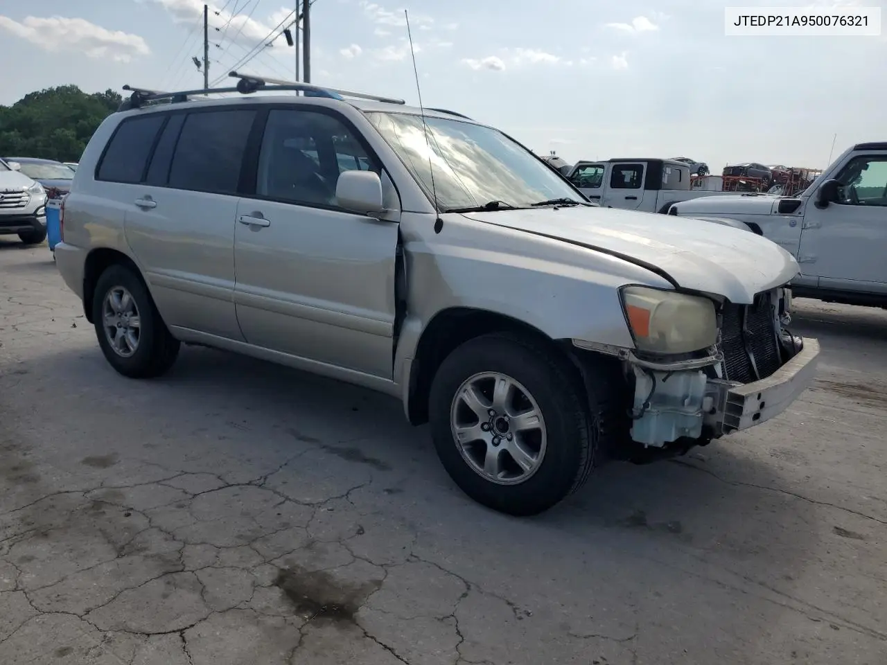 2005 Toyota Highlander Limited VIN: JTEDP21A950076321 Lot: 56123485