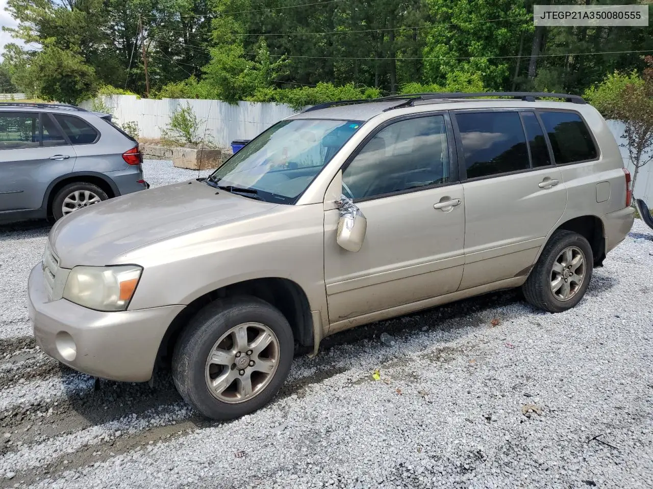2005 Toyota Highlander Limited VIN: JTEGP21A350080555 Lot: 56661025