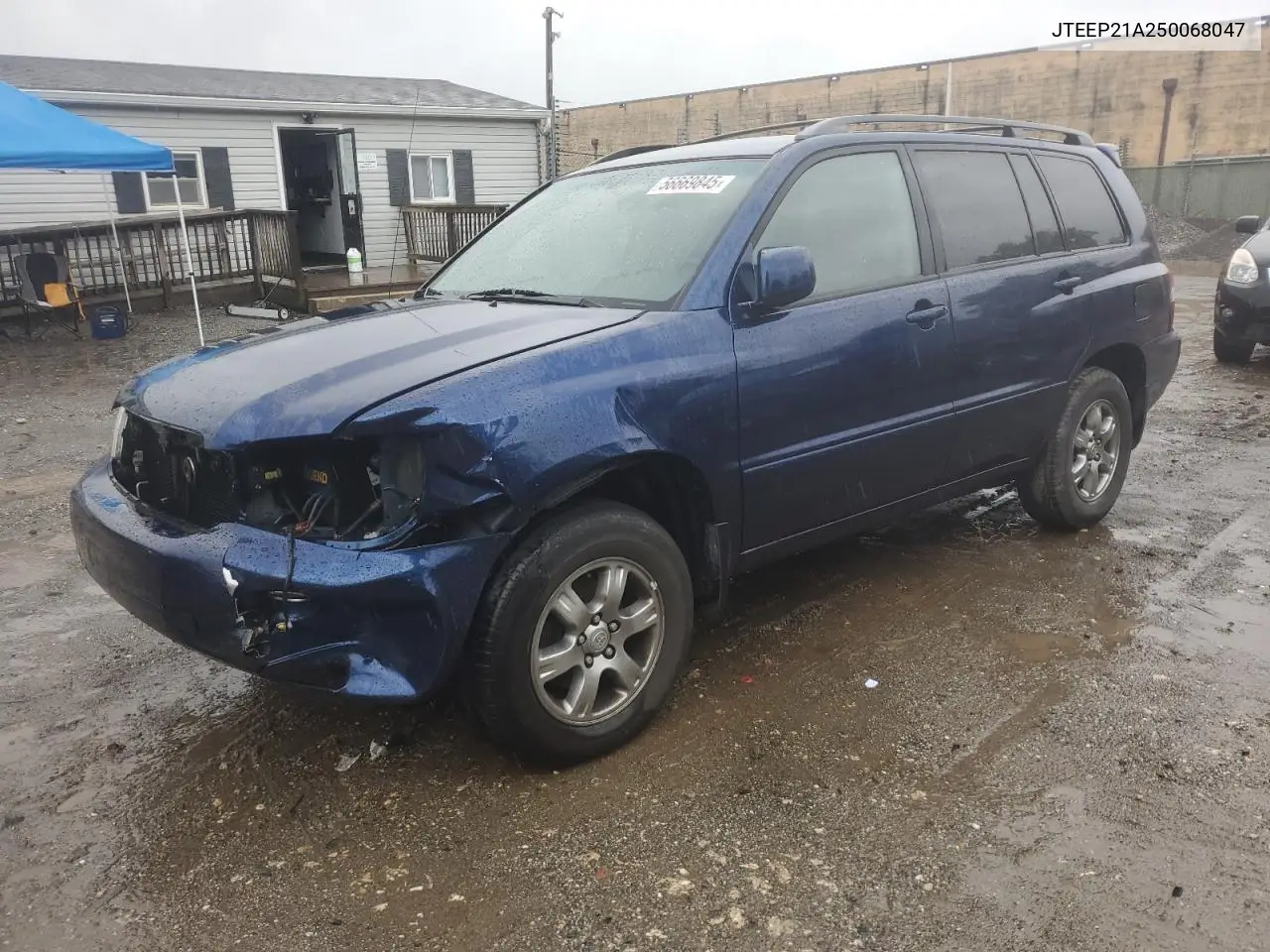 2005 Toyota Highlander Limited VIN: JTEEP21A250068047 Lot: 56669845