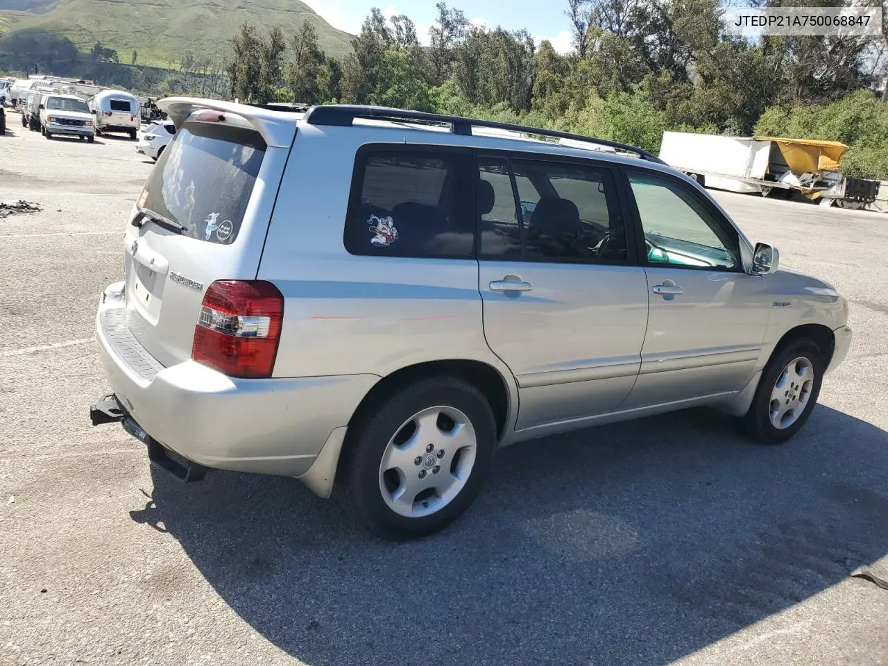 2005 Toyota Highlander Limited VIN: JTEDP21A750068847 Lot: 56764475
