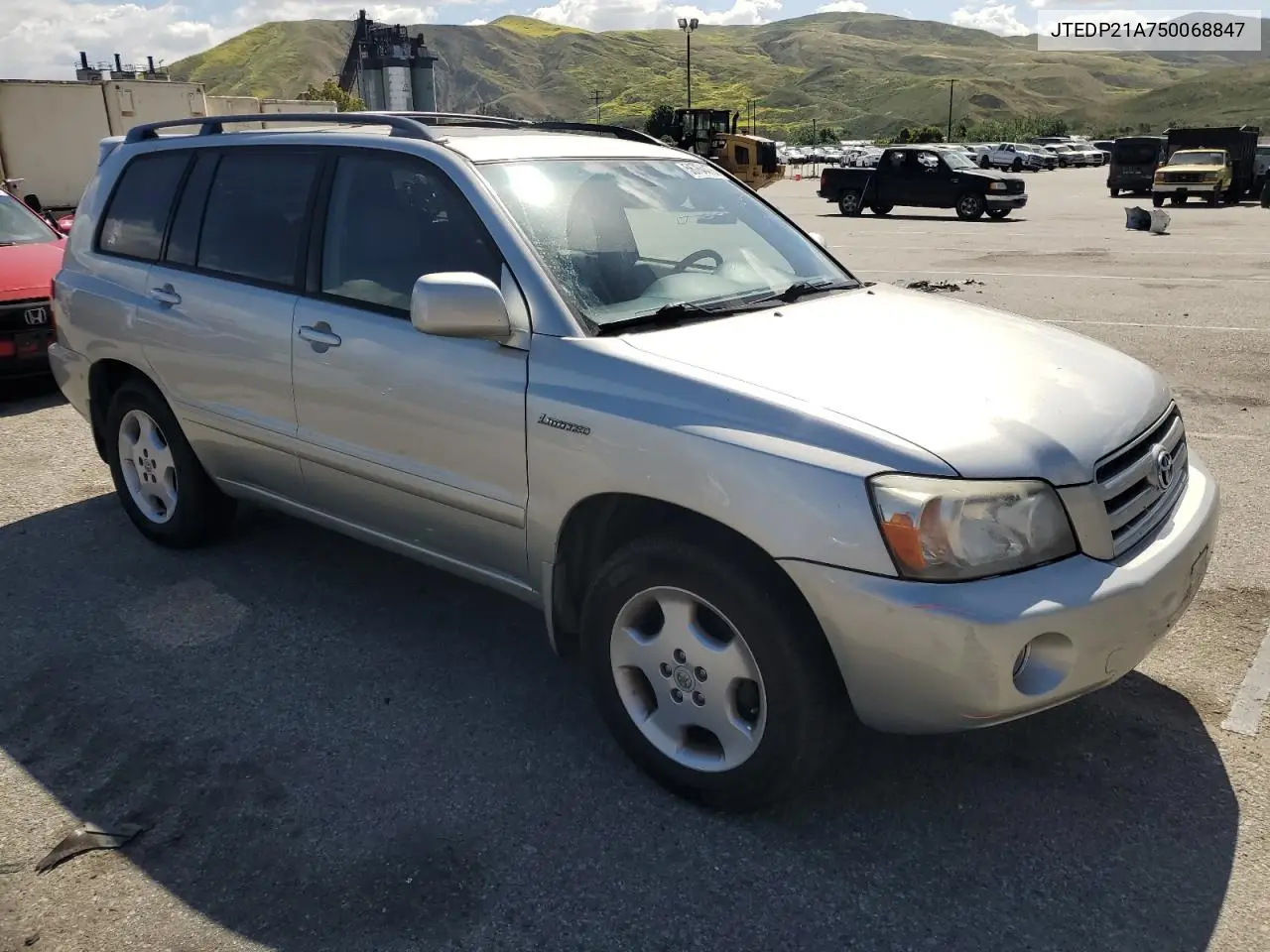 2005 Toyota Highlander Limited VIN: JTEDP21A750068847 Lot: 56764475