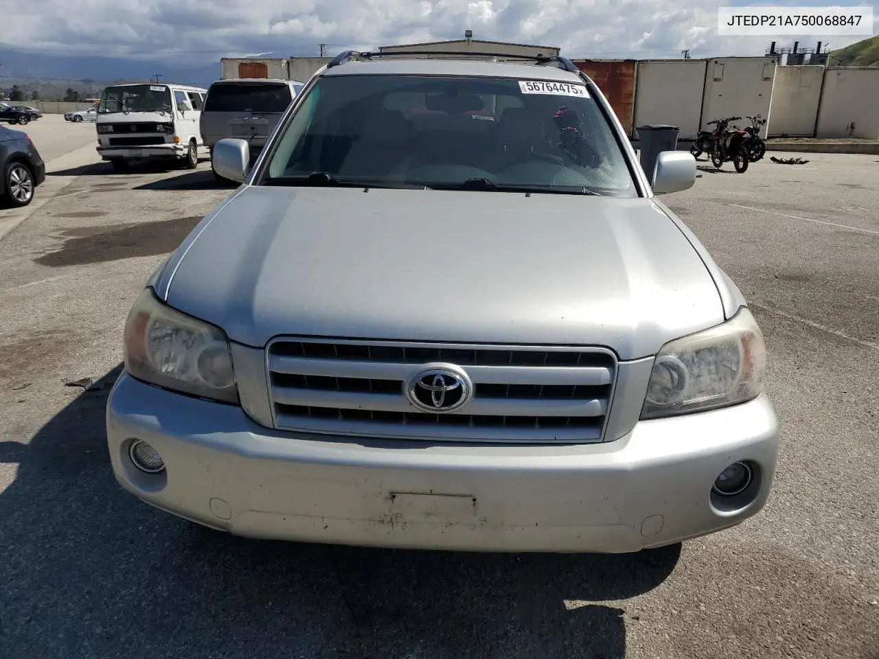 2005 Toyota Highlander Limited VIN: JTEDP21A750068847 Lot: 56764475