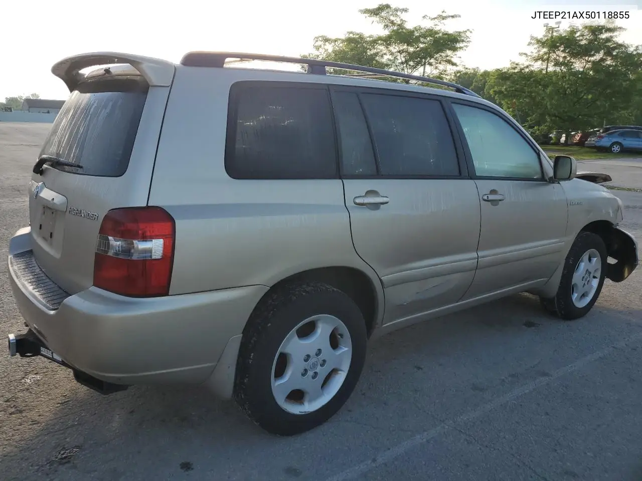 2005 Toyota Highlander Limited VIN: JTEEP21AX50118855 Lot: 56894445