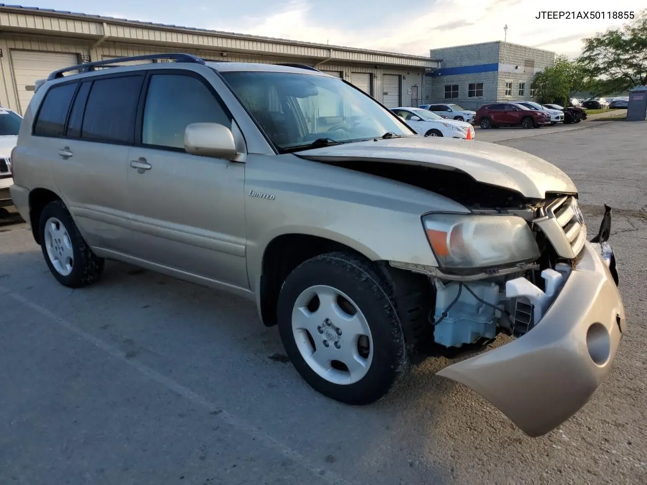 2005 Toyota Highlander Limited VIN: JTEEP21AX50118855 Lot: 56894445