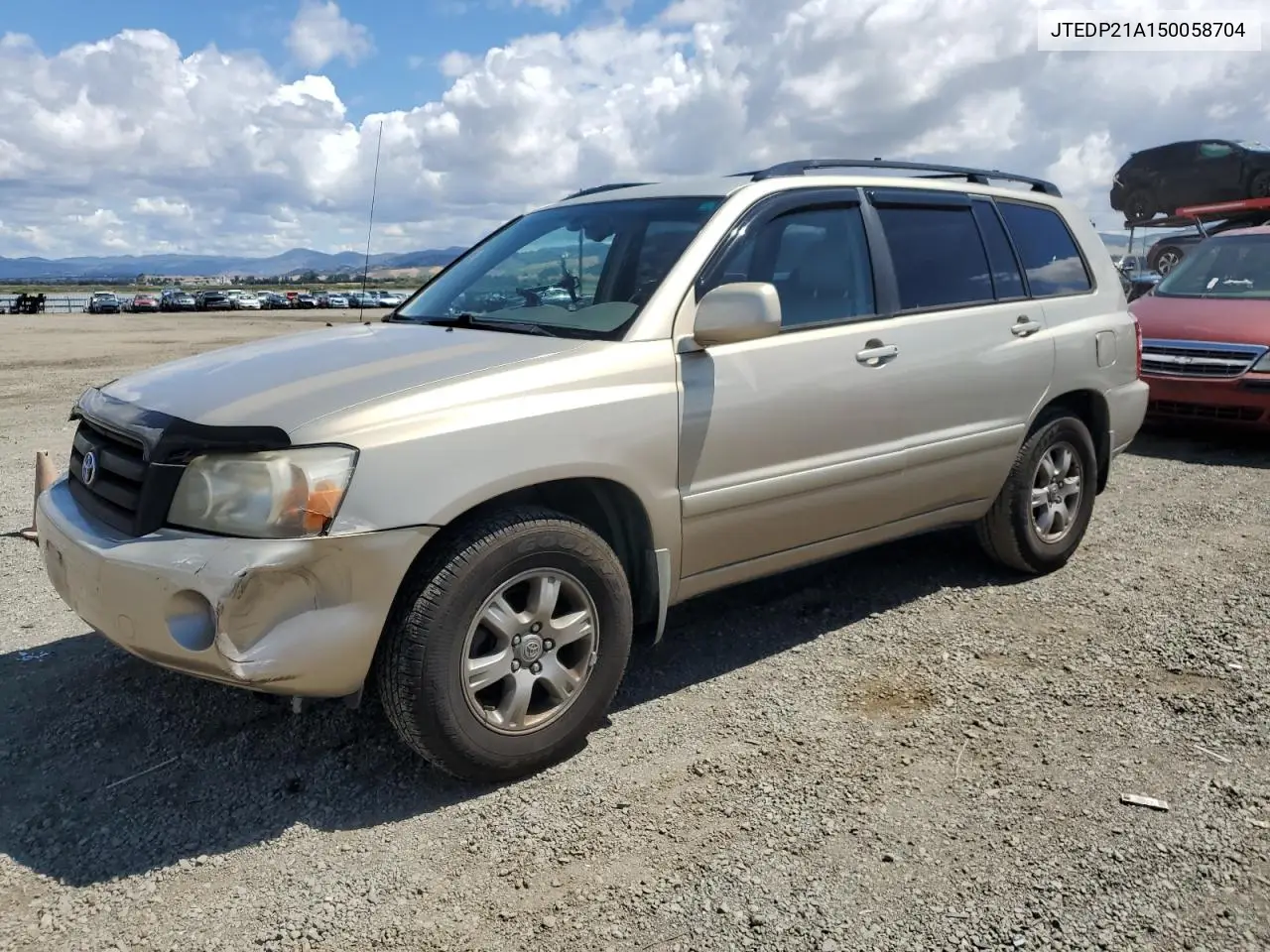 2005 Toyota Highlander Limited VIN: JTEDP21A150058704 Lot: 56957355
