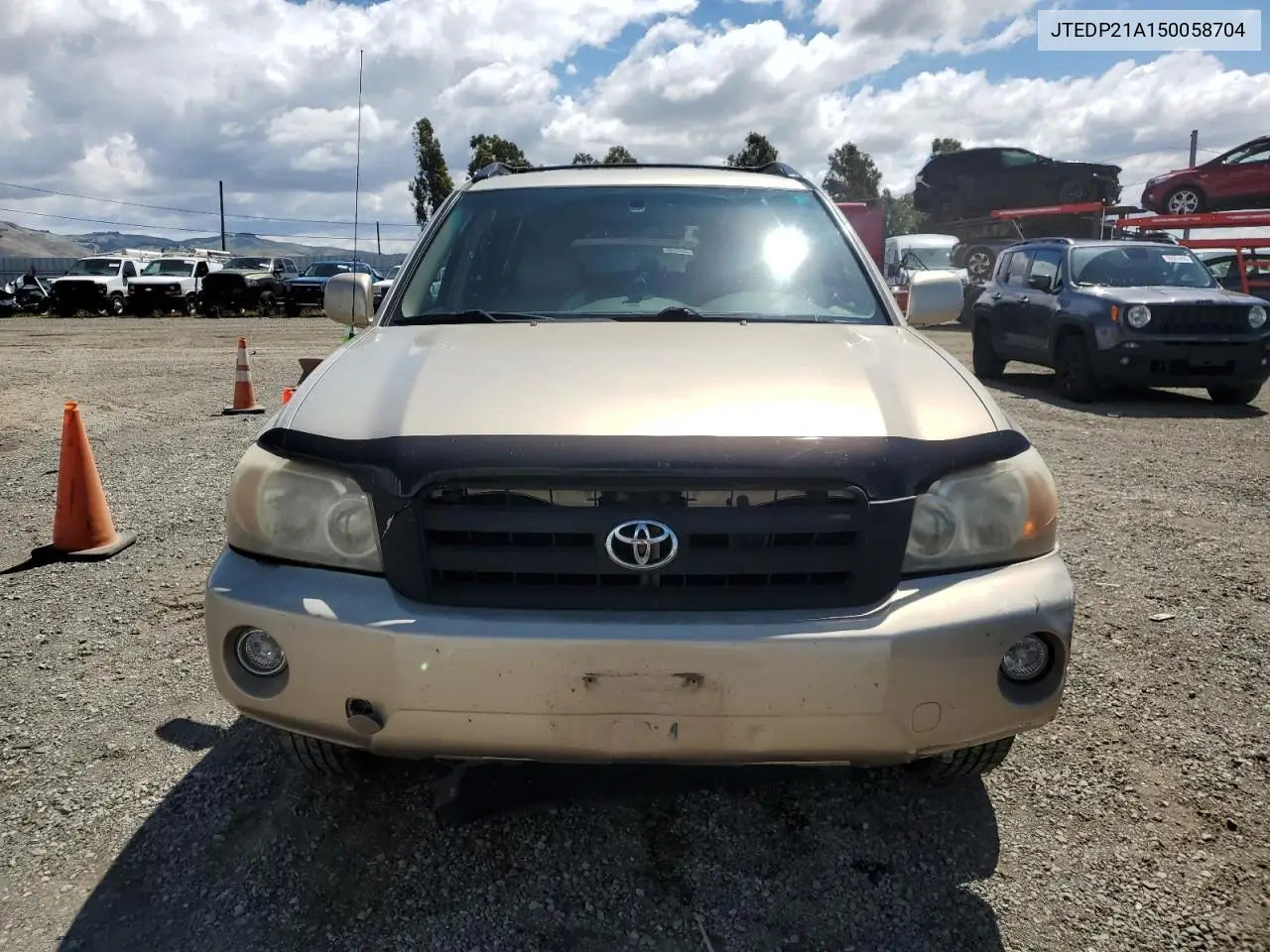 2005 Toyota Highlander Limited VIN: JTEDP21A150058704 Lot: 56957355